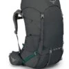 Osprey Renn Backpack - 65 Liter - Donkergrijs -Buitenkampeerwinkel osprey renn 65 grijs 3