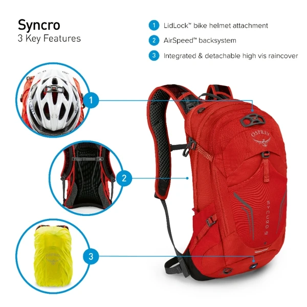 Osprey Syncro Daypack - 20 Liter - Zwart 12 Osprey Syncro Daypack - 20 Liter - Zwart - Afbeelding 10