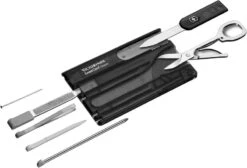 Victorinox SwissCard Classic Multitool - Transparant Zwart -Buitenkampeerwinkel sak 0 7133 t3 s2 1 resultaat