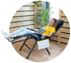 Crespo Air-Deluxe AP-232 Relaxstoel - Zwart -Buitenkampeerwinkel toppy s testpanel 4