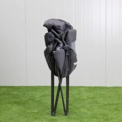 Kampa XL High Back Chair Fog Vouwstoel - Grijs -Buitenkampeerwinkel xlhighbackfog