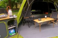 Zempire Kitpac V2 Campingtafel - Groot - 100 X 65 - Bamboe -Buitenkampeerwinkel zempire kitpac v2 campingtafel groot 9